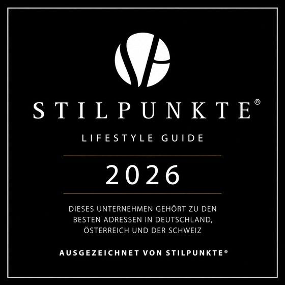 Ausgezeichnet von Stilpunkte Lifestyle Guide 2026