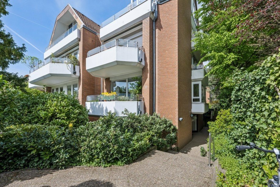 Hausansicht Terrassenwohnung D�sseldorf