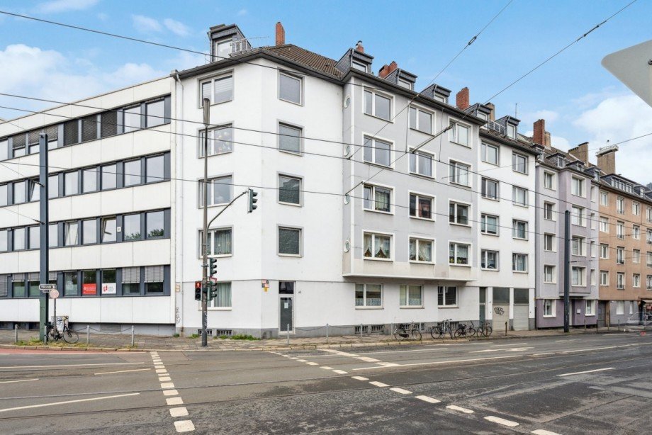 Hausansicht Maisonettewohnung D�sseldorf