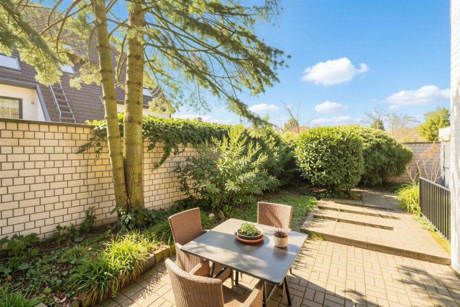 Garten Reihenendhaus D�sseldorf