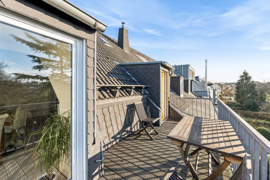 Impression Dachterrasse Dachgeschosswohnung D�sseldorf