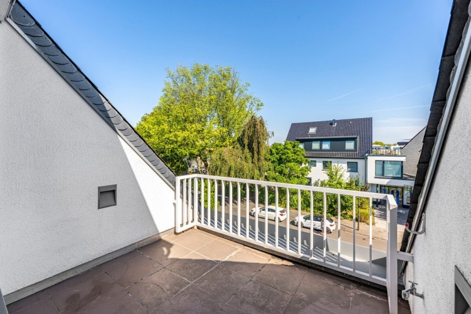 Terrasse, Schlafzimmer Dachgeschosswohnung D�sseldorf