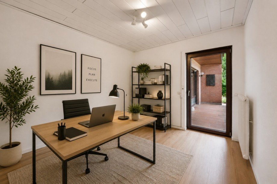 Arbeitszimmer - Beispiel Bungalow Kaarst