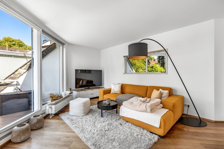 Wohnbereich Dachgeschosswohnung D�sseldorf