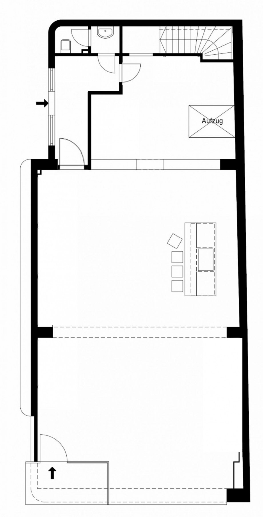 Grundriss EG aktuell Einzelhandel D�sseldorf
