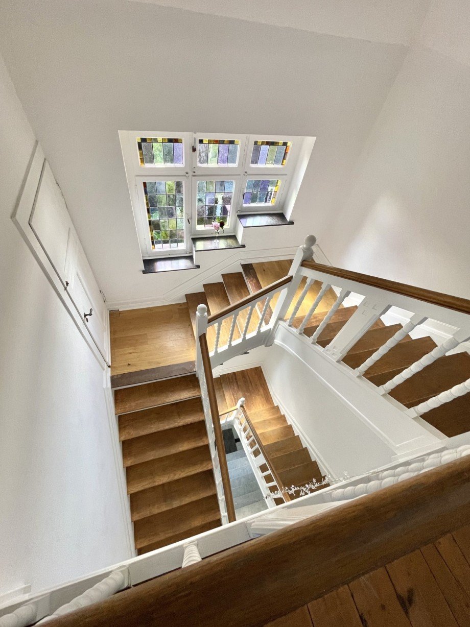 Kirchenfenster Treppenhaus Villa Wuppertal
