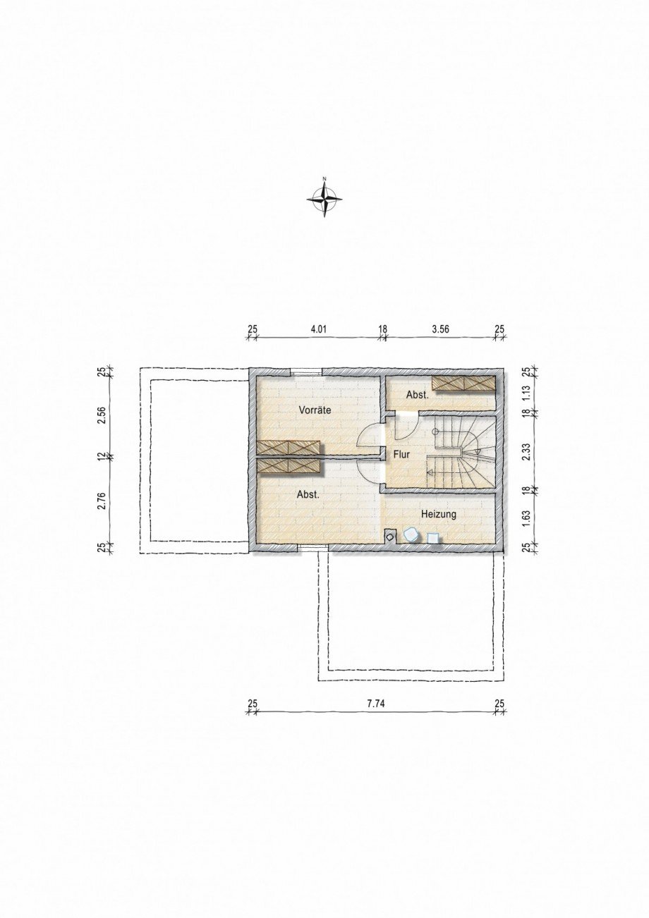Grundriss KG Einfamilienhaus Meerbusch