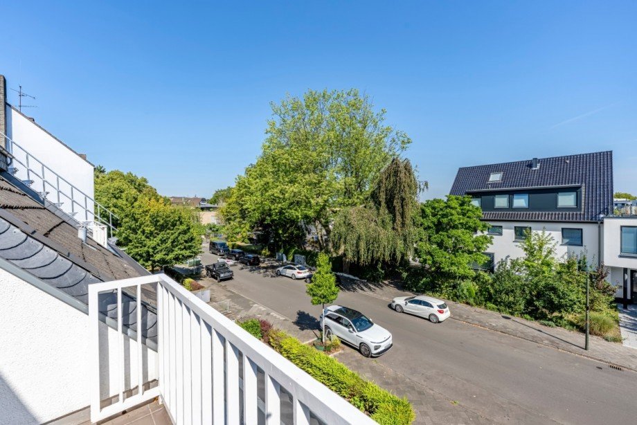 Terrasse, Schlafzimmer Dachgeschosswohnung D�sseldorf