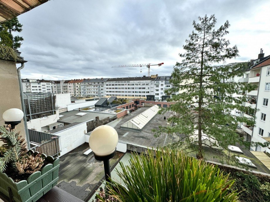 Ausblick Innenhof Mehrfamilienhaus D�sseldorf