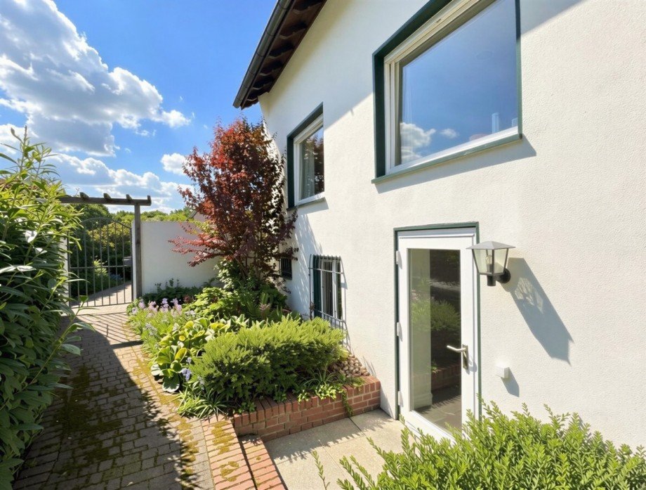 Hauseingang seitlich Einfamilienhaus Krefeld