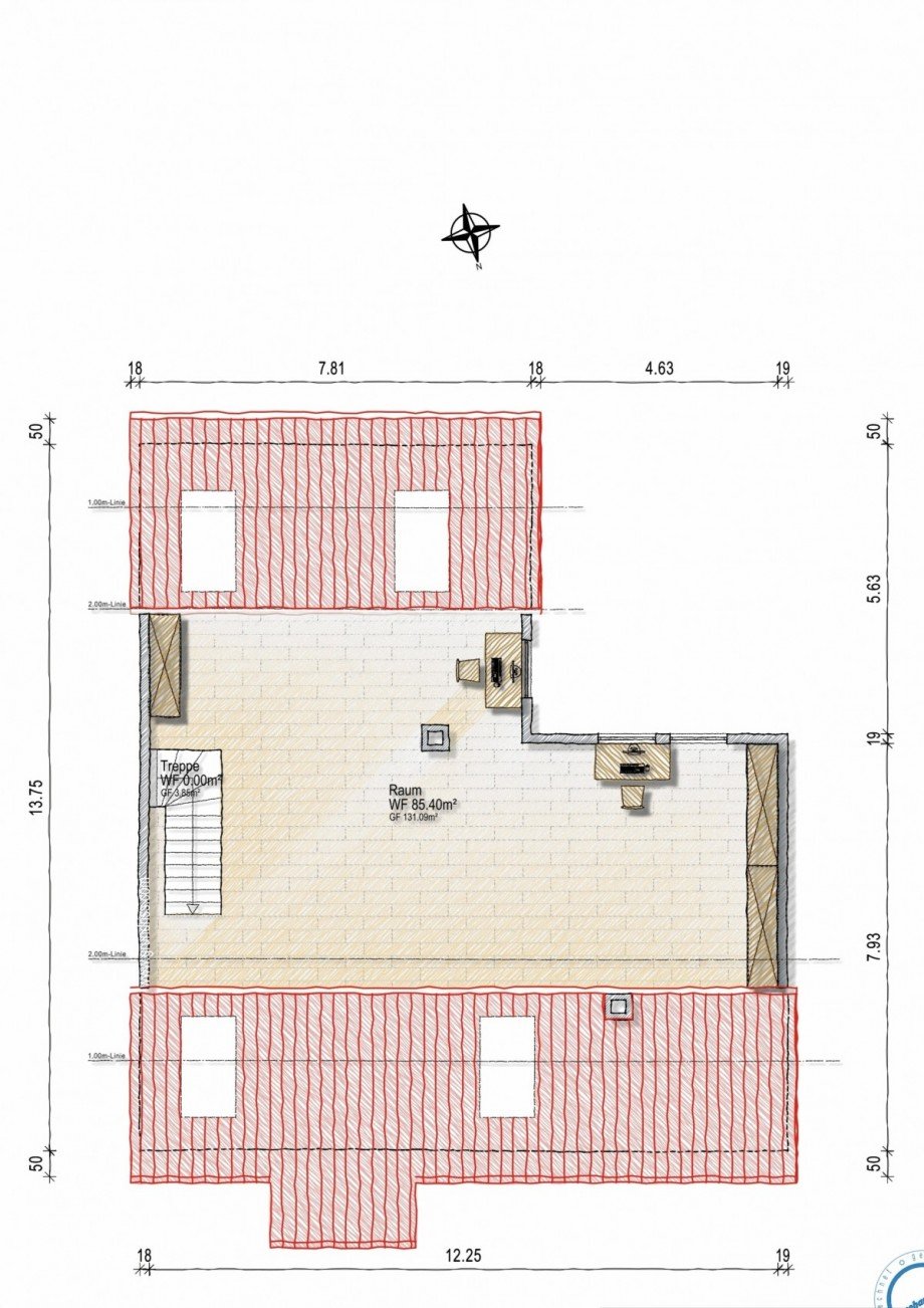 Grundriss DG Bungalow Kaarst