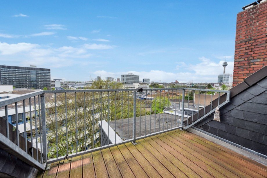 Dachterrasse Maisonettewohnung D�sseldorf