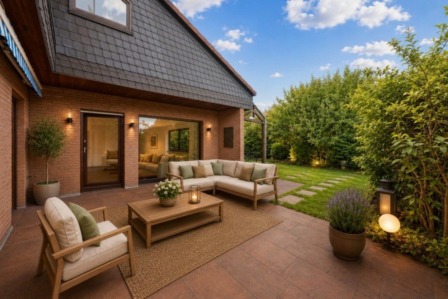 Terrasse - Beispiel Bungalow Kaarst