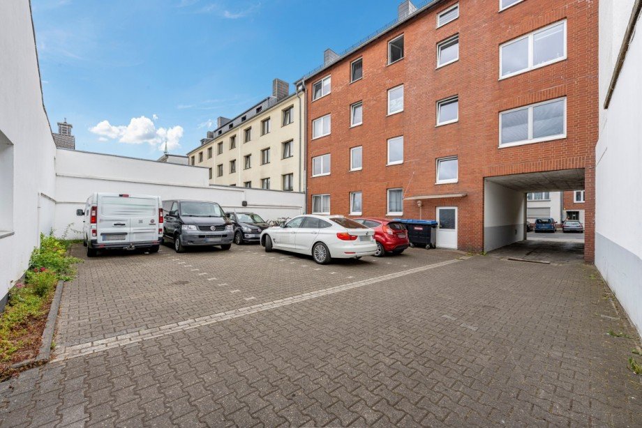 Hausansicht, Hofseite Wohn- / Gesch�ftshaus Aachen