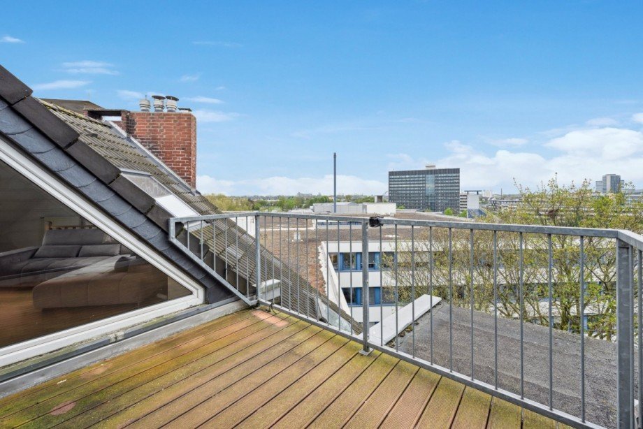 Dachterasse Maisonettewohnung D�sseldorf