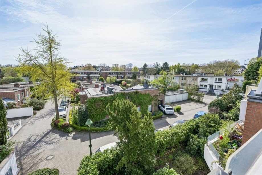 Loggia mit S�dausrichtung Terrassenwohnung D�sseldorf