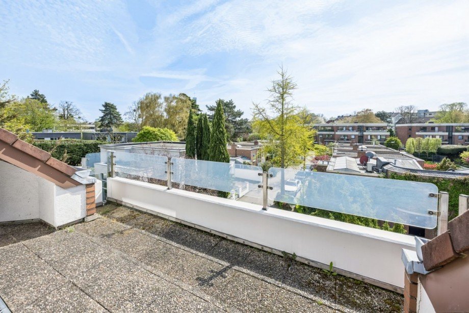 Loggia mit S�dausrichtung Terrassenwohnung D�sseldorf