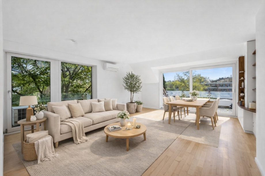 Gro�z�gige 2-Zimmer-Wohnung mit S�d-Loggia und Stellplatz in beliebter Lage von D�sseldorf Terrassenwohnung D�sseldorf