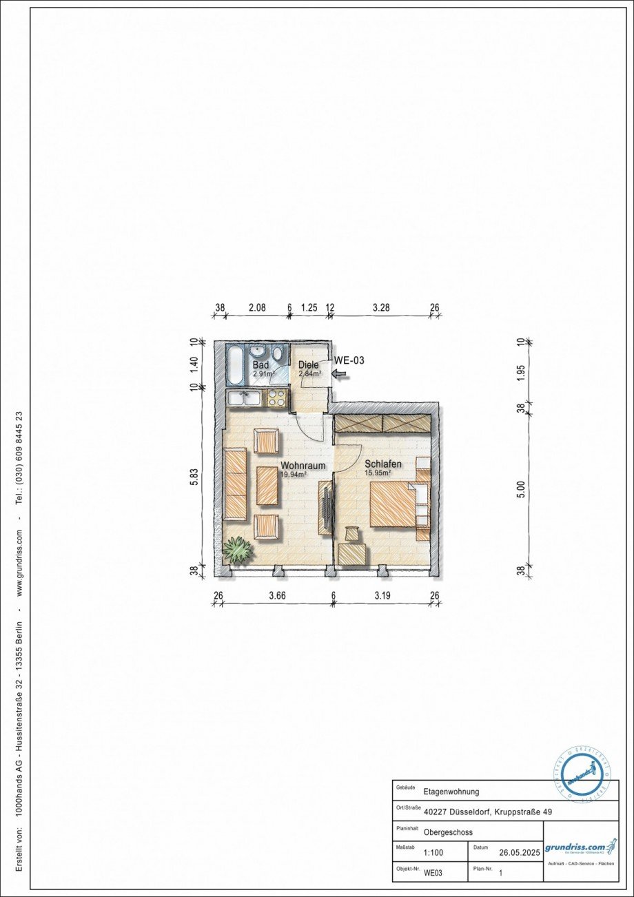 Grundriss Original_WE03 Etagenwohnung D�sseldorf
