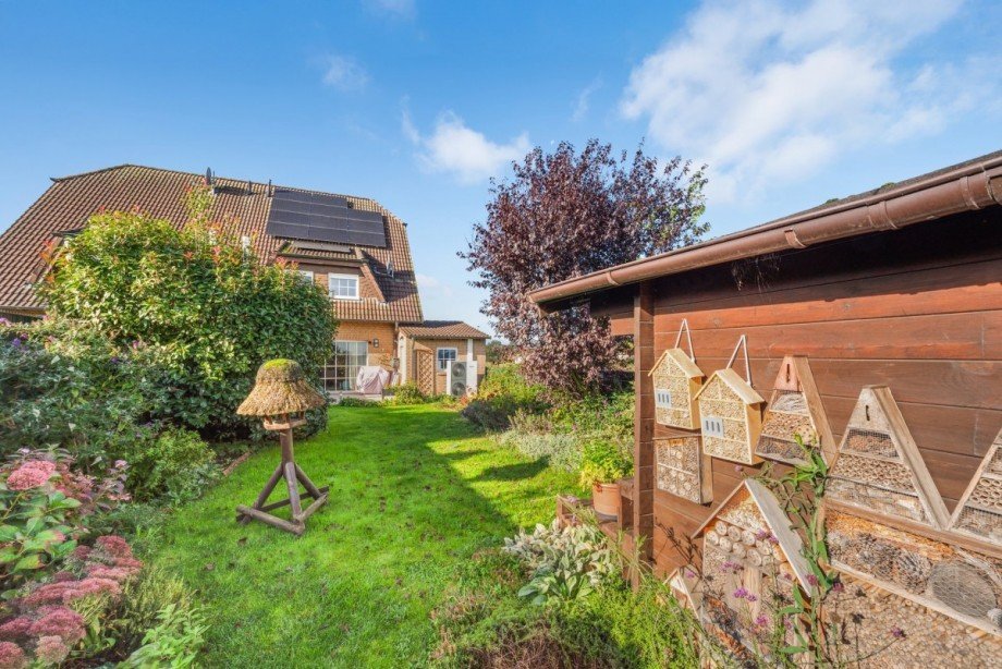 Gartenansicht Doppelhaush�lfte Elsdorf
