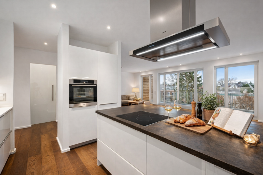 Offene K�che (Ist-Zustand) Terrassenwohnung D�sseldorf