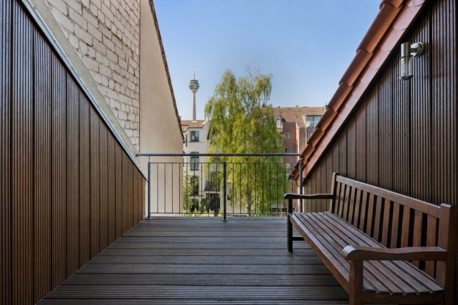 Terrasse Dachgeschosswohnung D�sseldorf