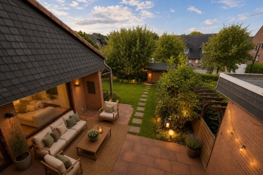 Ausblick Dachgeschoss - Beispiel Bungalow Kaarst