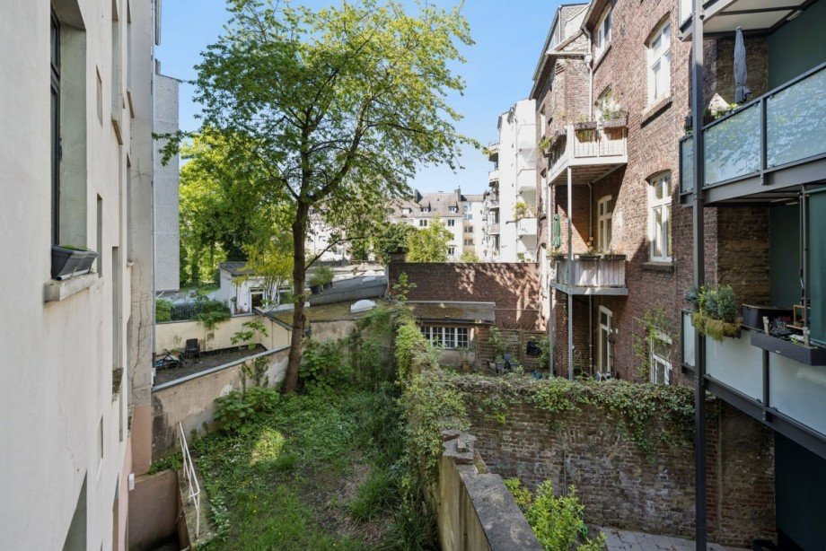 Ausblick Schlafzimmer Etagenwohnung D�sseldorf