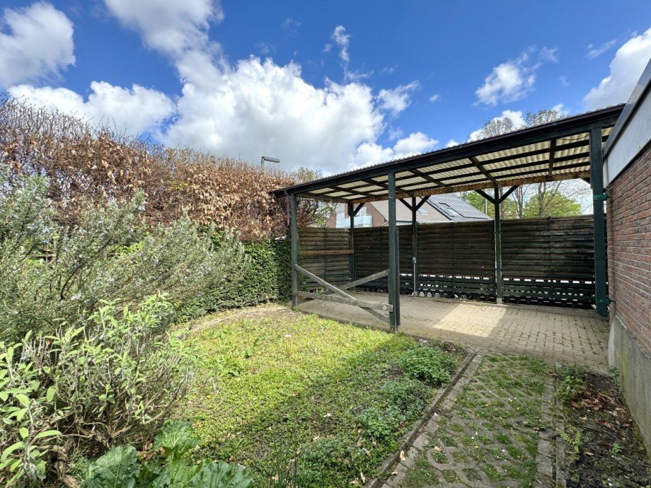 Hinterer Garten Bungalow Neuss